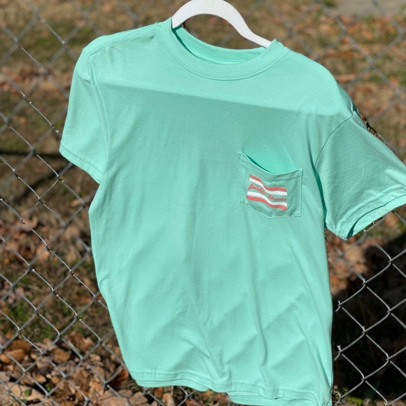 Jadelynn Brooke NWT I’m Not Lucky I’m Blessed Pocket Tee Size Small - Picture 5 of 6